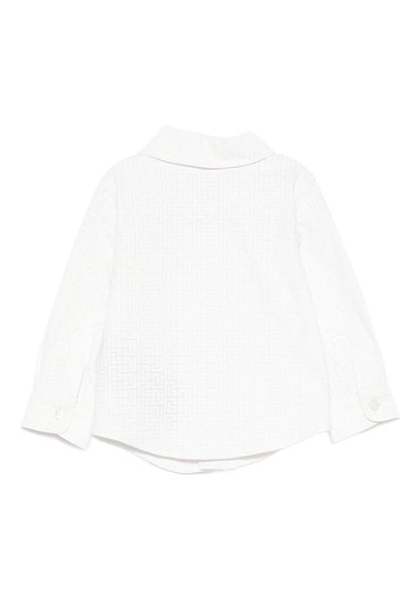 Camicia con stampa geometrica BALMAIN KIDS | BX5510 P0546100